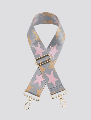 Star Bag Strap | Pale Grey/Pink