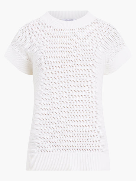 Cotton Texture Knit Tunic | J8WAJ | Milk