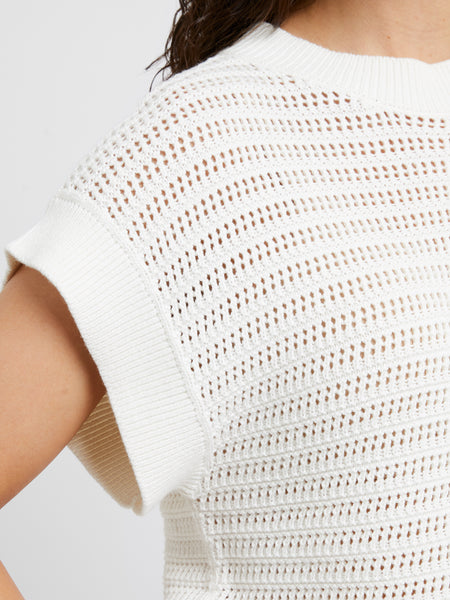 Cotton Texture Knit Tunic | J8WAJ | Milk