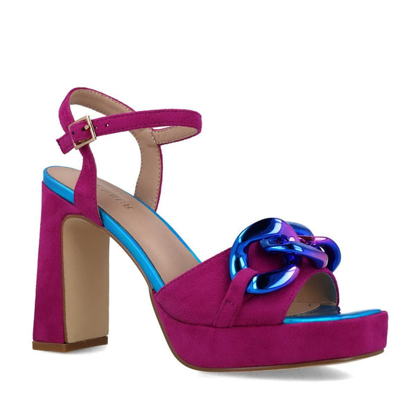 Reticuli Platform Sandal | Violet