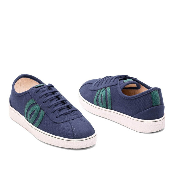 Diogenes | Vegan Recycled Cotton Trainer | Marine