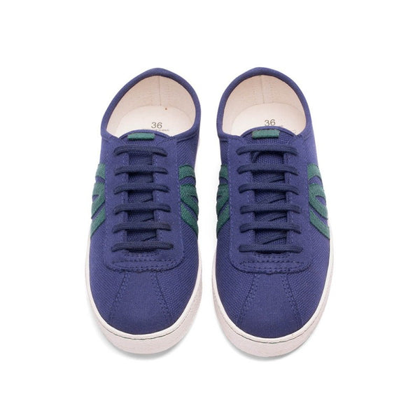 Diogenes | Vegan Recycled Cotton Trainer | Marine