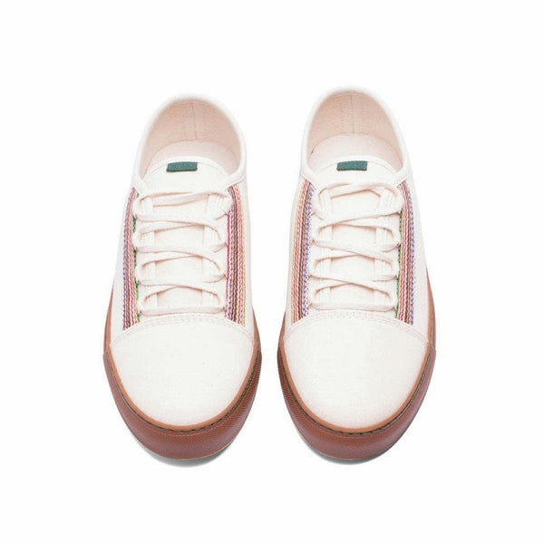 Cuvier | Vegan Recycled Cotton Trainer | Off White