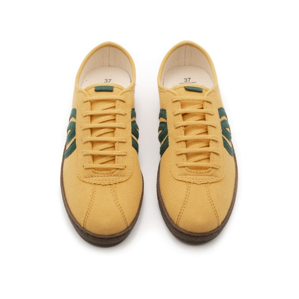 Diogenes | Vegan Recycled Cotton Trainer | Mustard