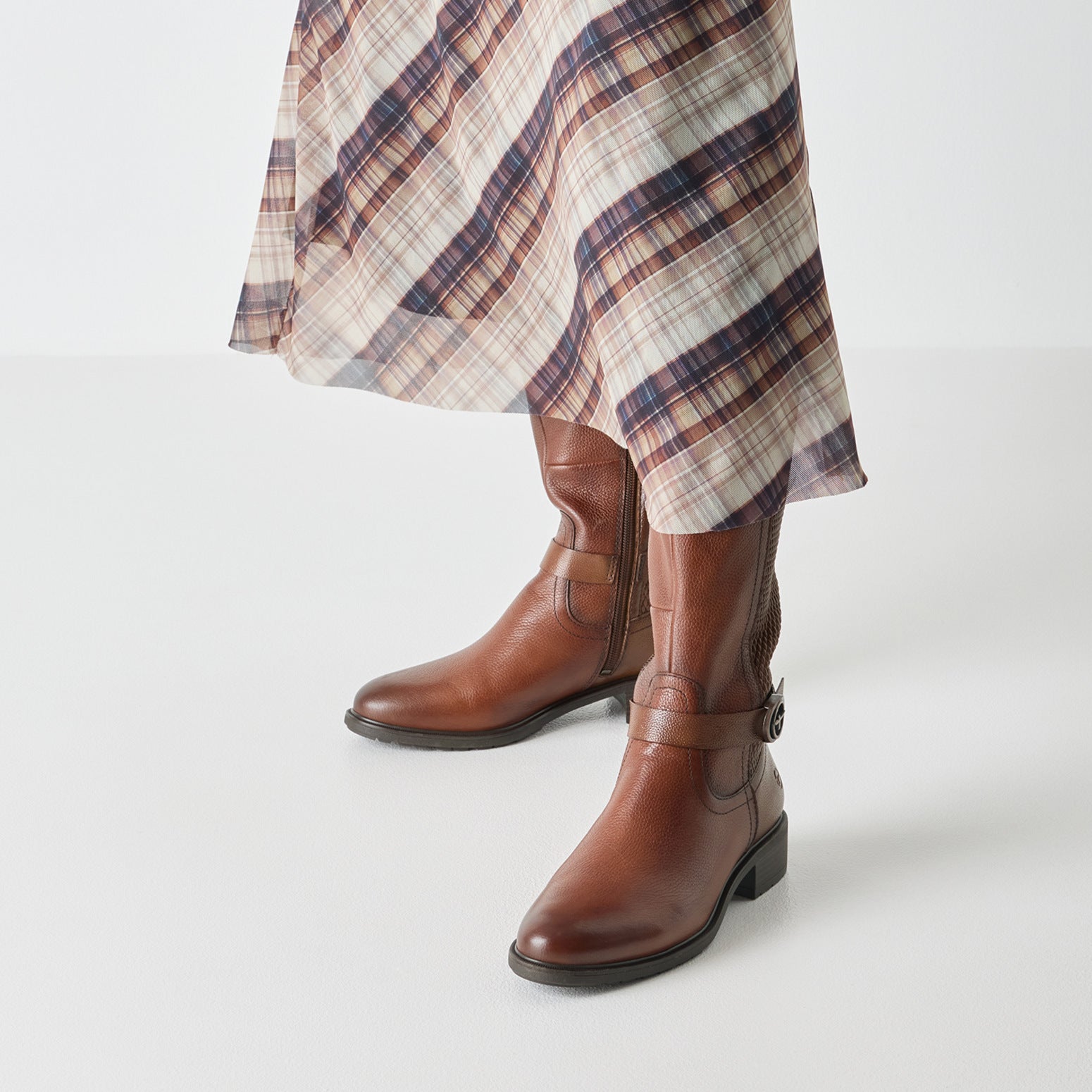 Tamaris | Long Stretch Boot | 25618 | Cognac