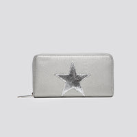 Star Zip Purse | Silver