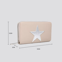 Star Zip Purse | Silver