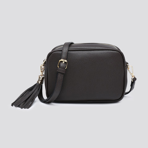 Cross Body Lozenge Bag | Dark Chocolate