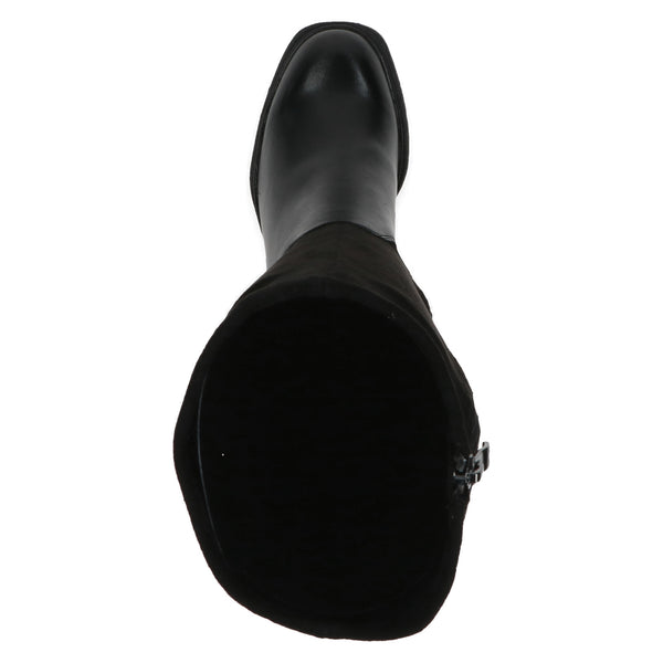 Caprice | Block Heel Stretch Long Boot | Black