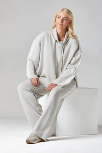 Olivia Trousers | Pebble/Wild Oat