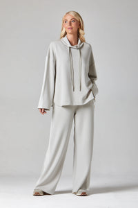 Olivia Trousers | Pebble/Wild Oat