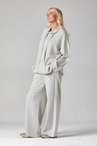 Olivia Trousers | Pebble/Wild Oat