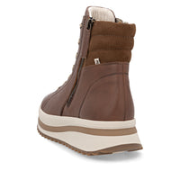 Rieker | W3870-24 | Leather Ankle Boot | Brown