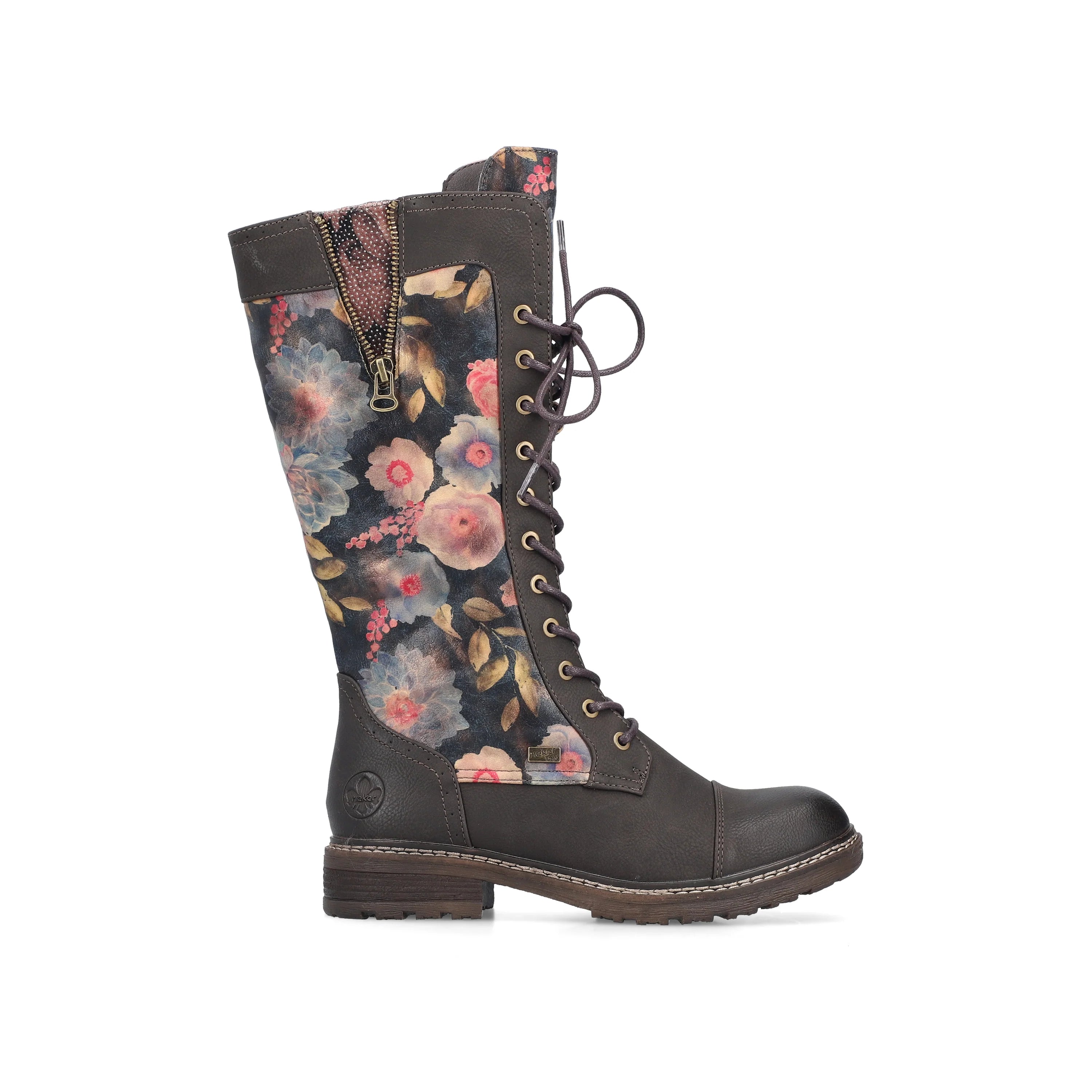 Rieker | 94731-91 Long Floral Boot | Multi