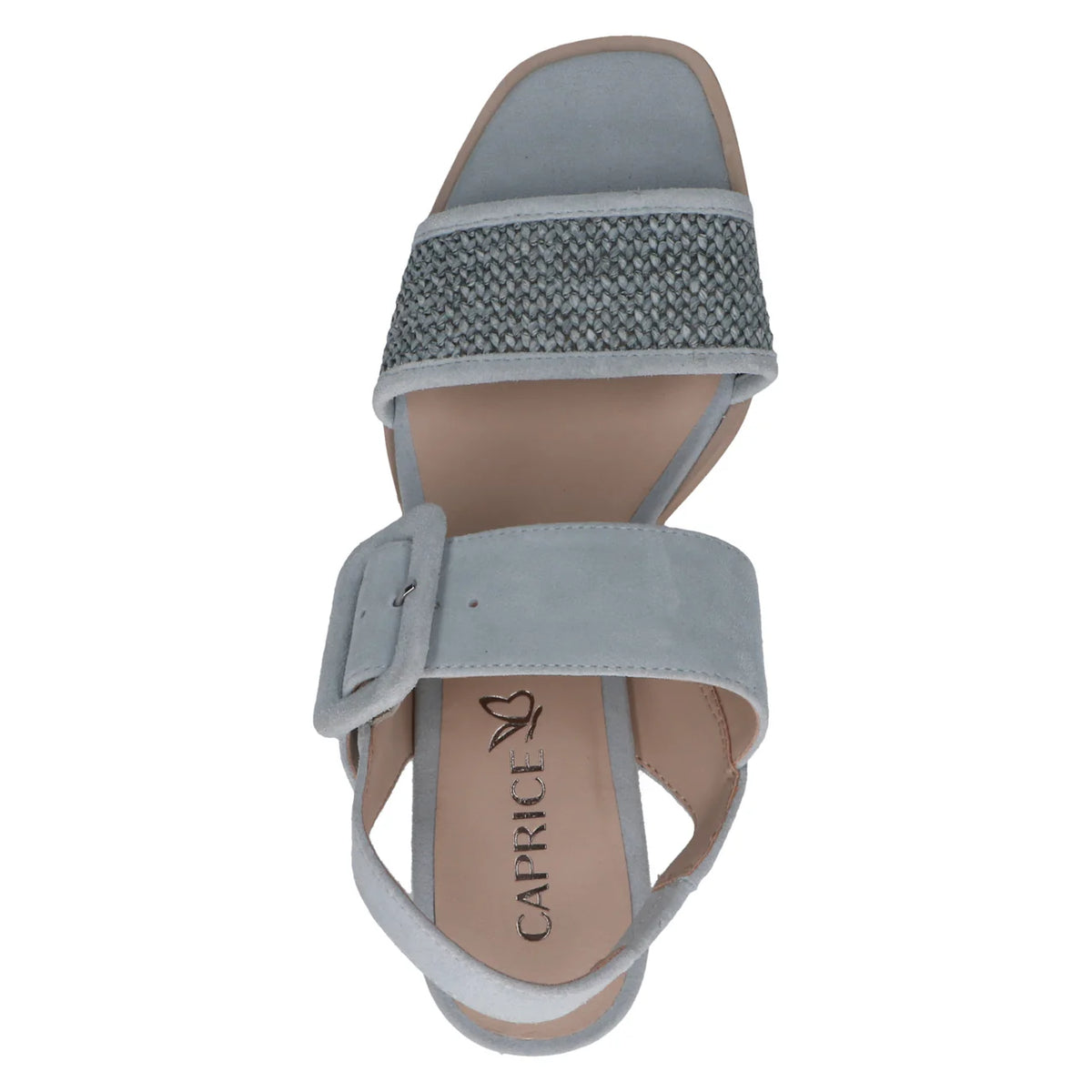 Caprice Heeled Sandal 28203 | Light Blue