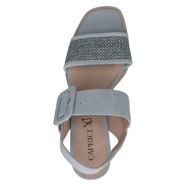 Caprice Heeled Sandal 28203 | Light Blue