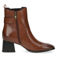 Caprice | 25344 Mid heeled Leather Chelsea Boot | Cognac