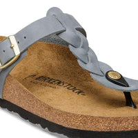 Birkenstock|Gizeh Braided
Oiled Leather|Basalt grey