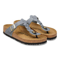 Birkenstock|Gizeh Braided
Oiled Leather|Basalt grey