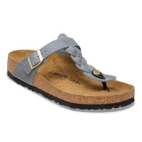 Birkenstock|Gizeh Braided
Oiled Leather|Basalt grey