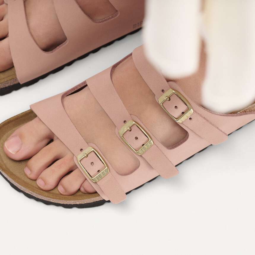 Birkenstock|Florida Fresh
Nubuck Leather|Soft pink