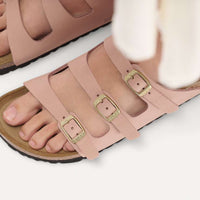Birkenstock|Florida Fresh
Nubuck Leather|Soft pink