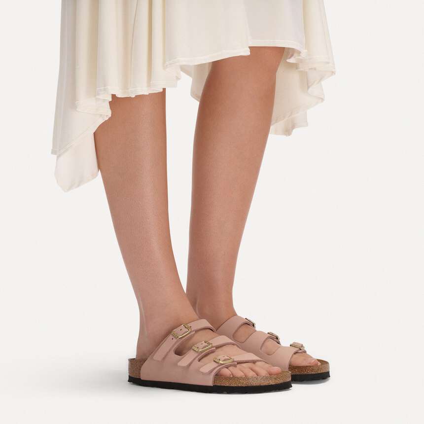 Birkenstock|Florida Fresh
Nubuck Leather|Soft pink