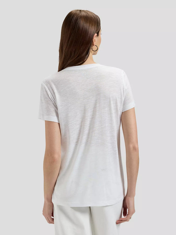 Lee V-Neck Regular Tee | Bright White