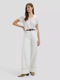 Lee V-Neck Regular Tee | Bright White