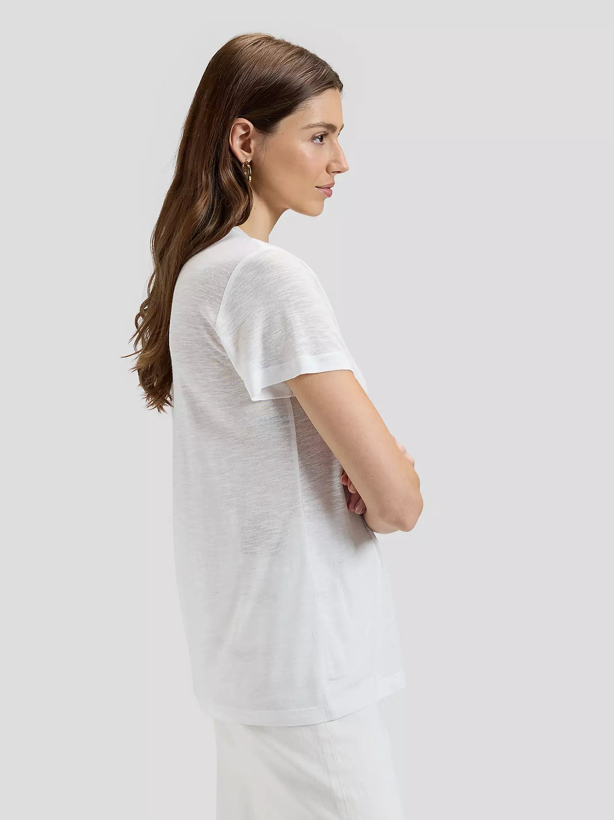 Lee V-Neck Regular Tee | Bright White