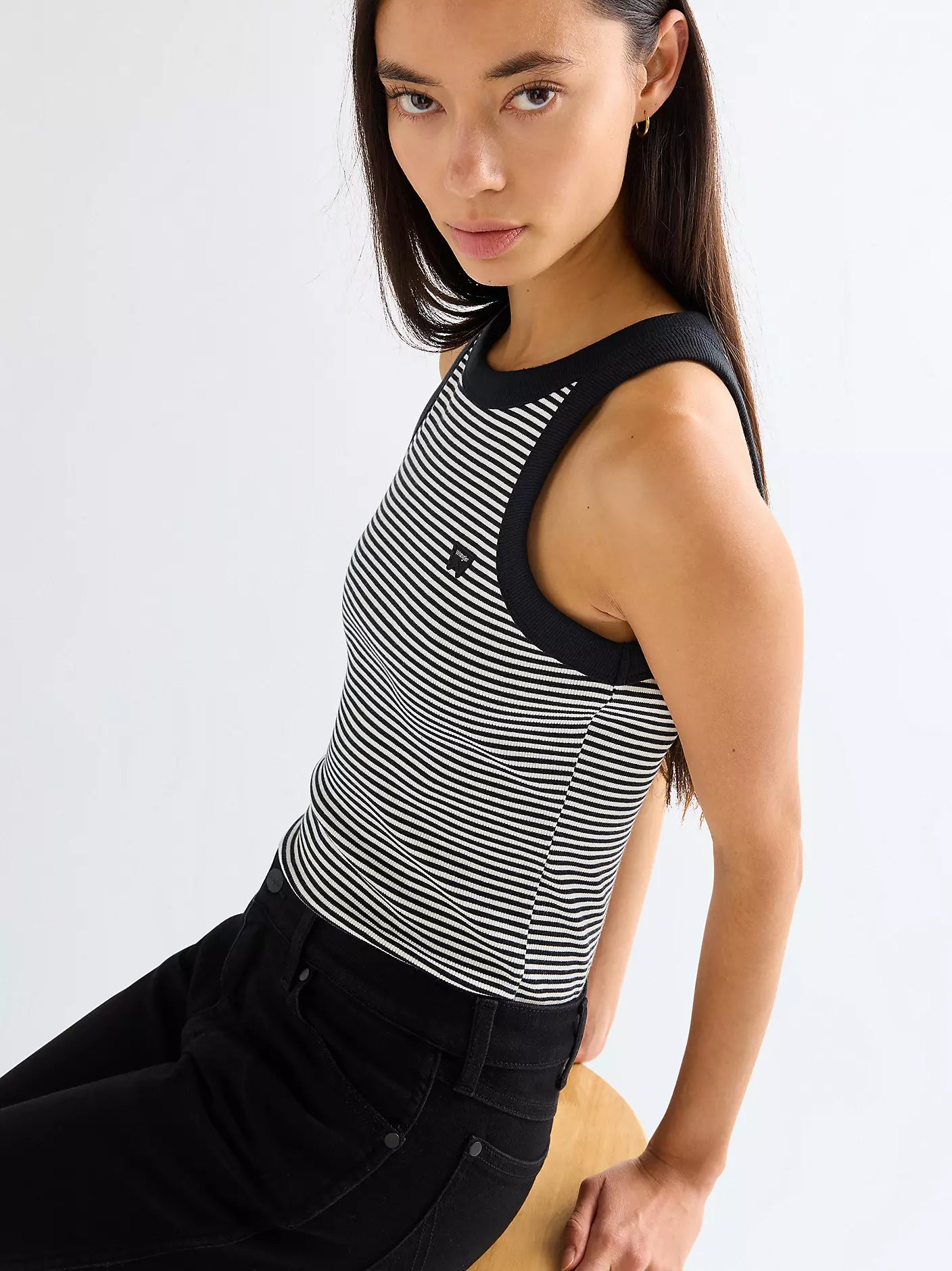 Slim Ringer Tank | Black