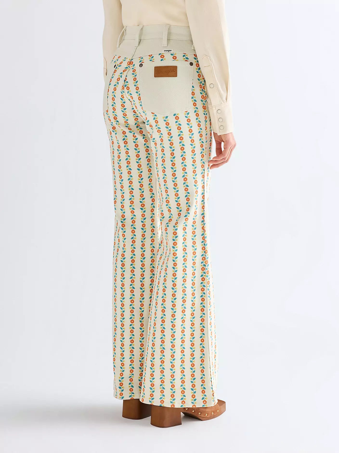 Wrangler 70s Flare Jean | Folksy Floral
