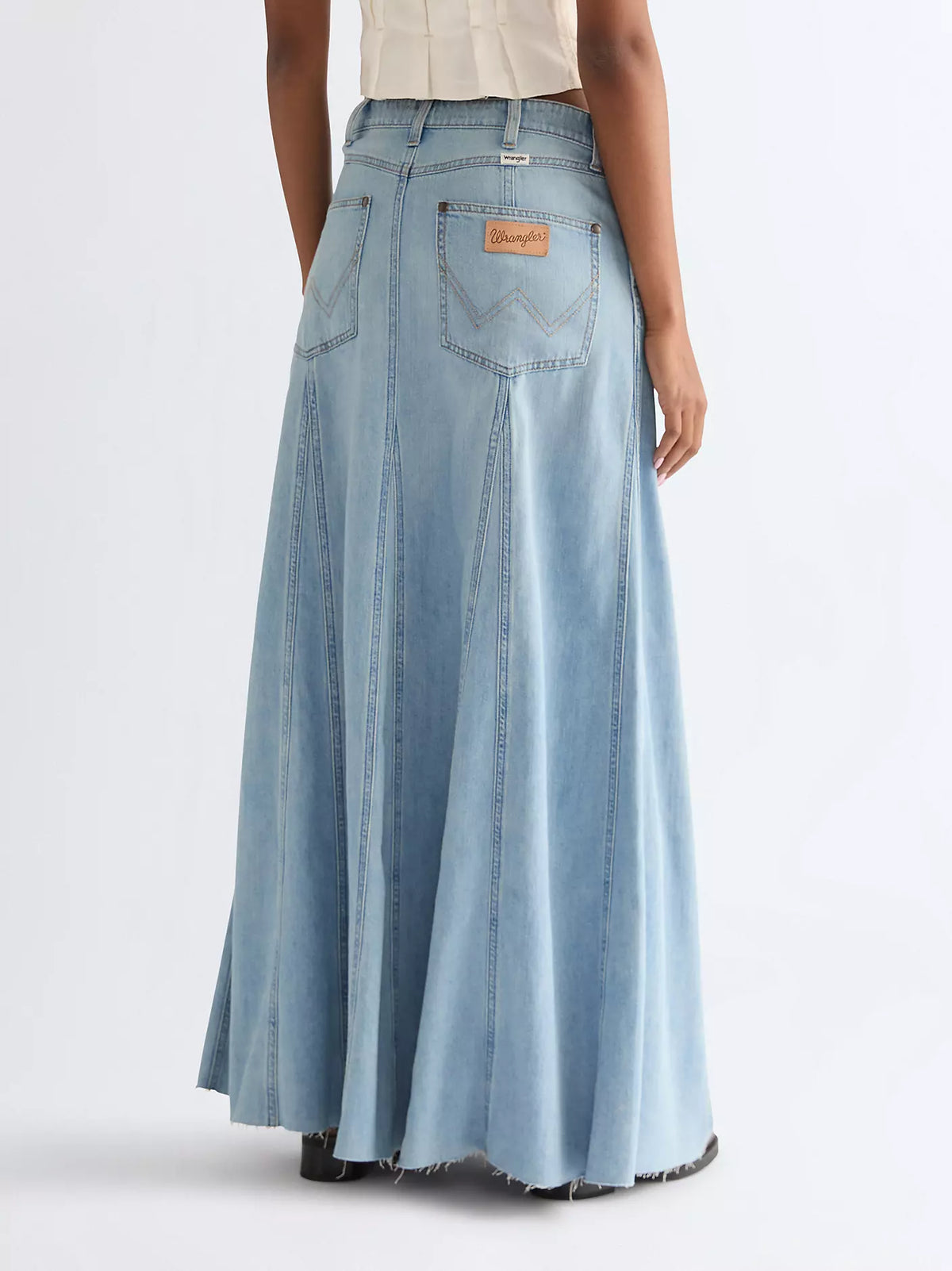 Relaxed Radiating Lightweight Maxi Skirt | Desert Sand