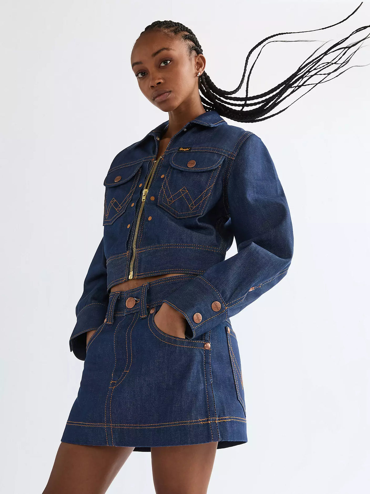 Regular Super Wrangler Raw Skirt