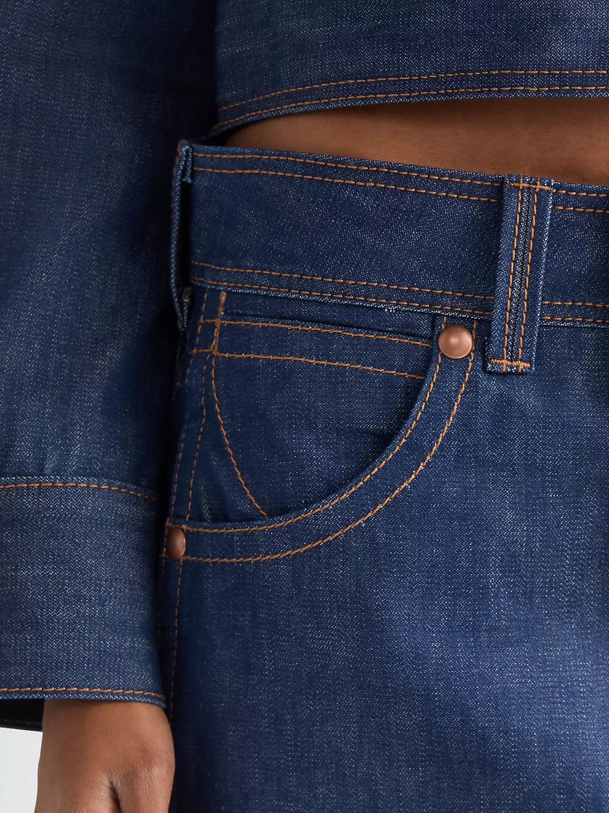 Regular Super Wrangler Raw Skirt
