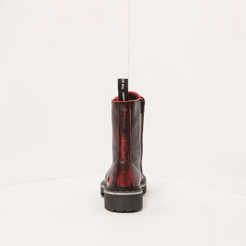 ART | 1167 Marina Lace Up Boot | Asport Scarlet