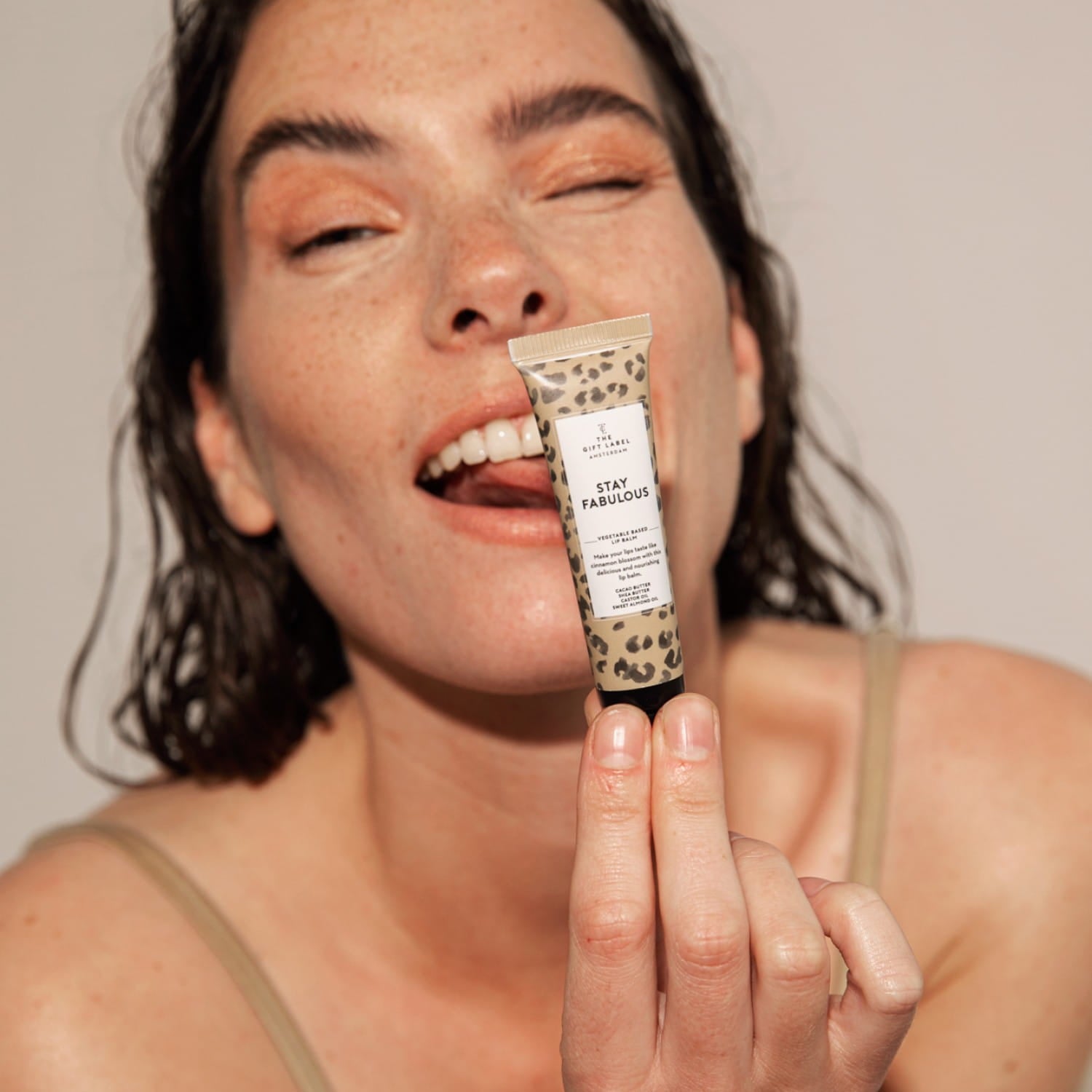 The Gift Label | Stay Fabulous Lip Balm Tube | Cinnamon Blossom