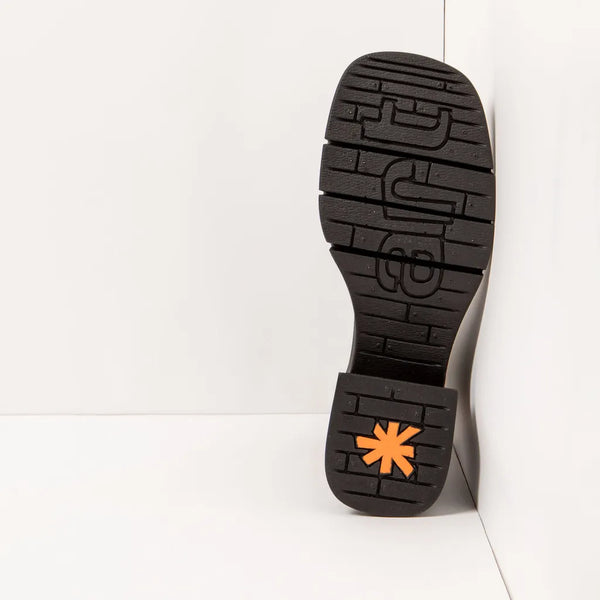 ART | Varsovia 1285 Retro Heeled Ankle Boot | Black Multi