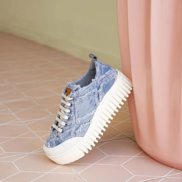 ART | 1534S Brighton Platform Trainer | Denim Jean
