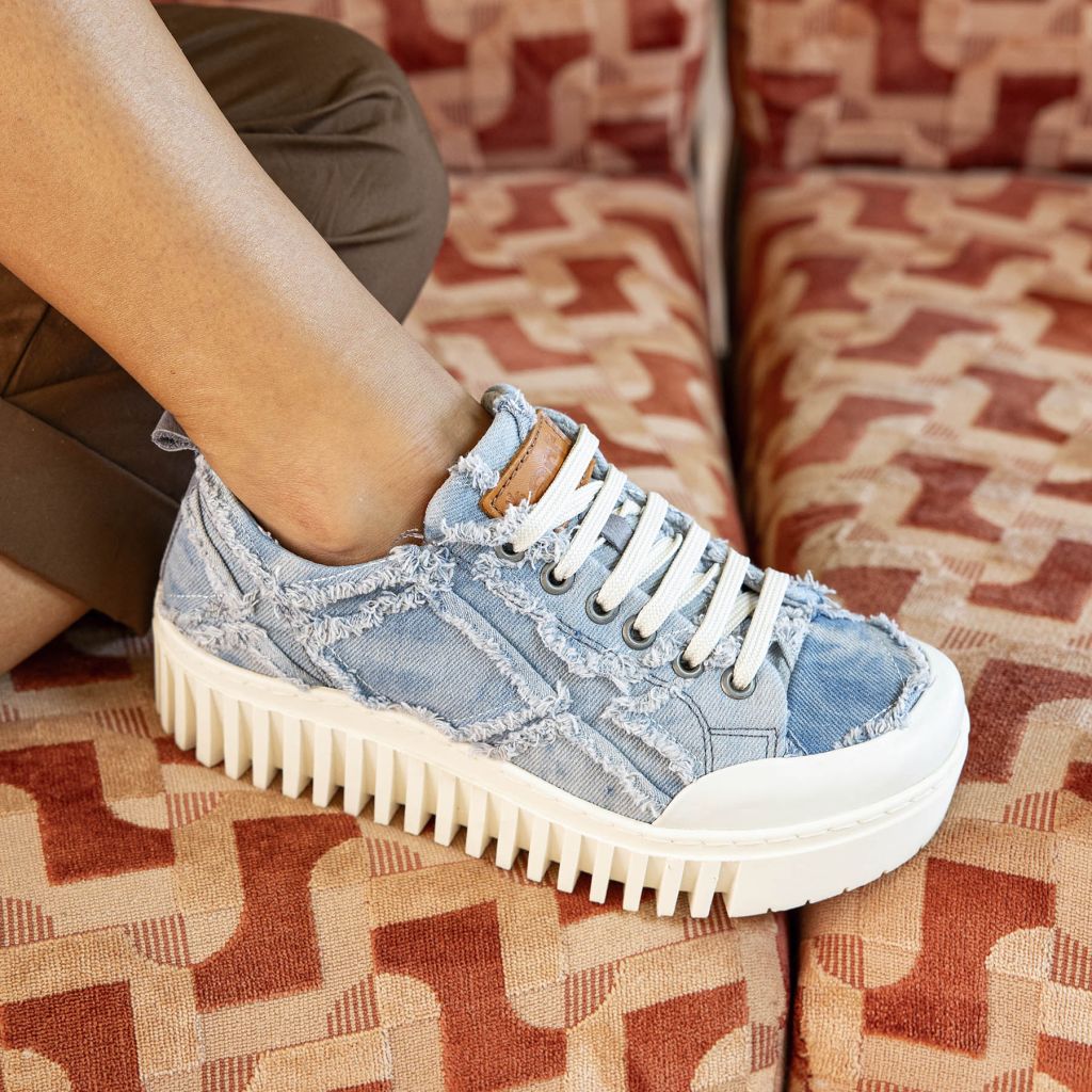 ART | 1534S Brighton Platform Trainer | Denim Jean