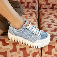 ART | 1534S Brighton Platform Trainer | Denim Jean