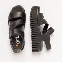 Art | Brighton Sandal 1573 | Nappa Black