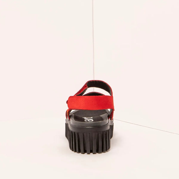 Art | Brighton Sandal 1573 | Nubuck Red