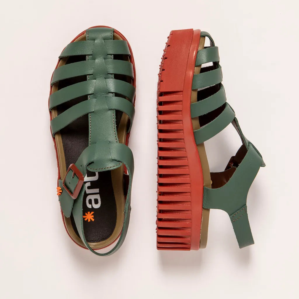 Art | Brighton Closed Toe Sandal 1575 | Foliage