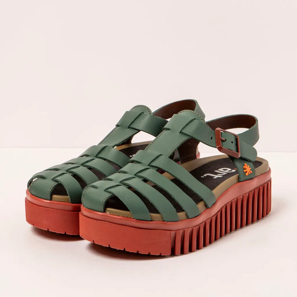 Art | Brighton Closed Toe Sandal 1575 | Foliage