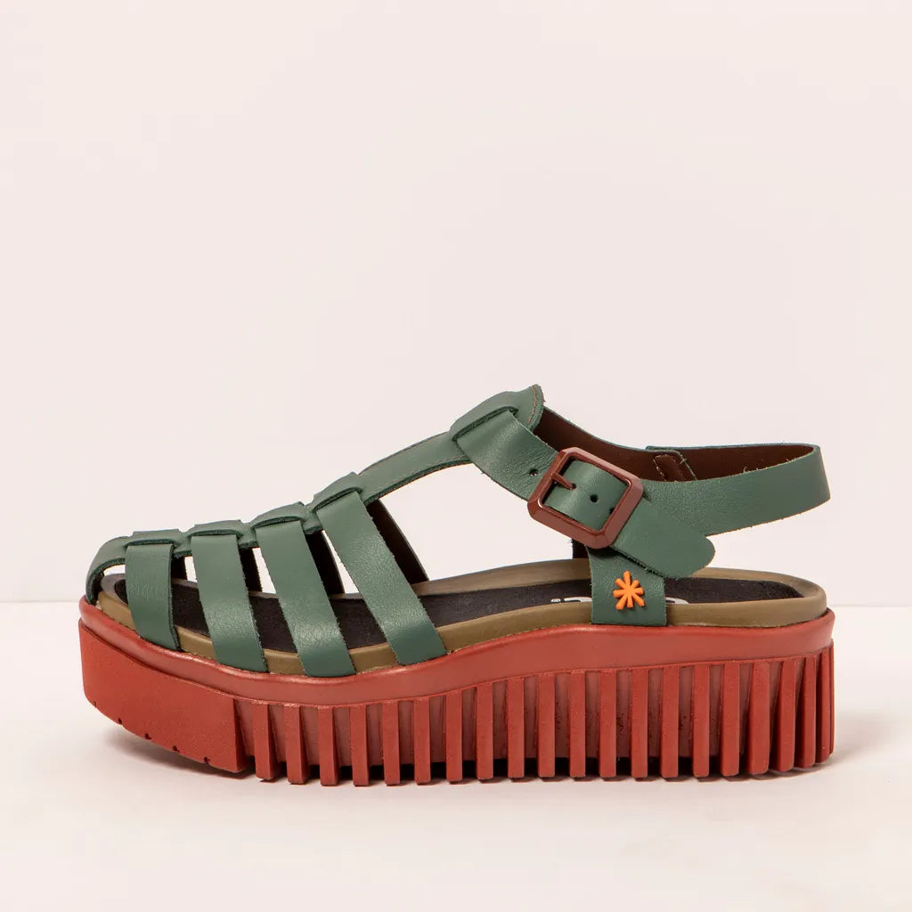 Art | Brighton Closed Toe Sandal 1575 | Foliage