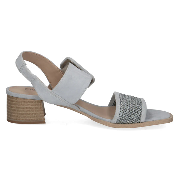 Caprice Heeled Sandal 28203 | Light Blue