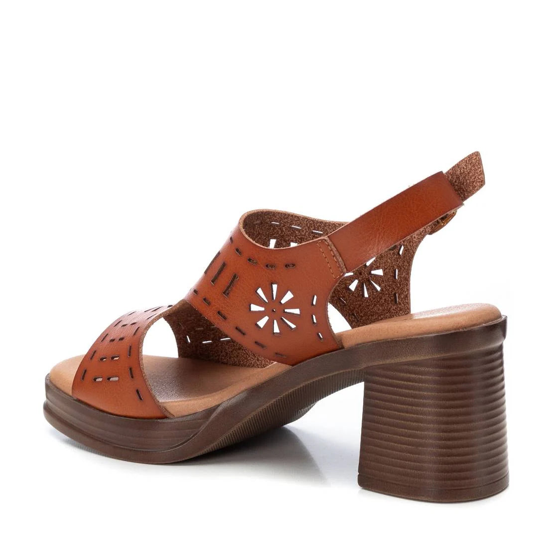 VEGAN Platform Sling Back Sandal | 172852 | Tan
