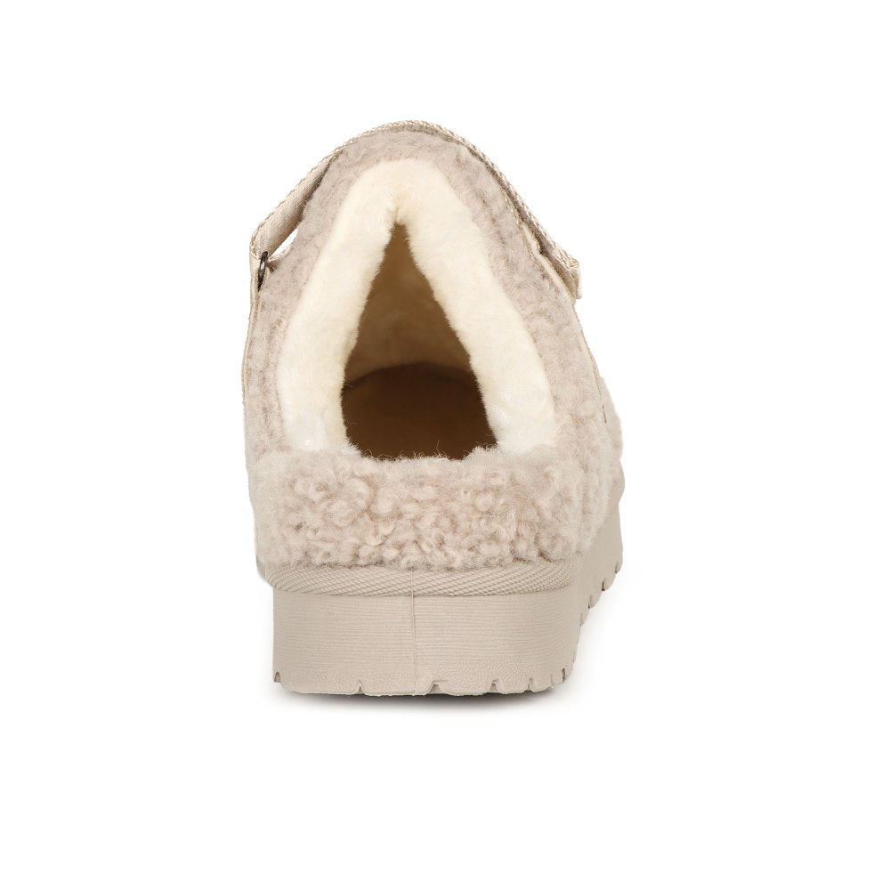 Lunar | Naples Fleece Slipper | Beige