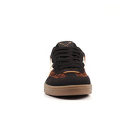 Jersey Leopard Detail Trainer | Black Multi